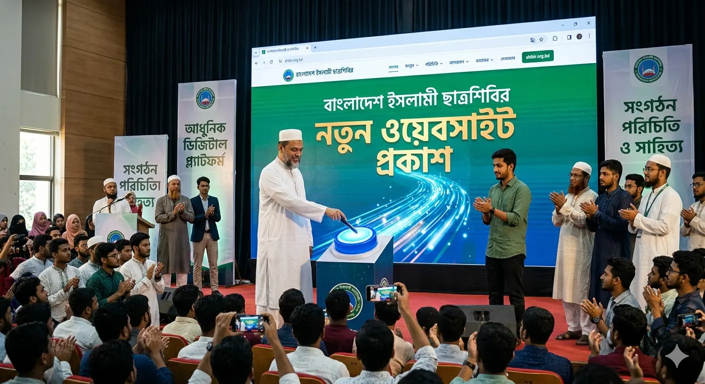 ইসলামী ছাত্রশিবিরের নতুন ওয়েবসাইট প্রকাশ | Shibir New Website Launch